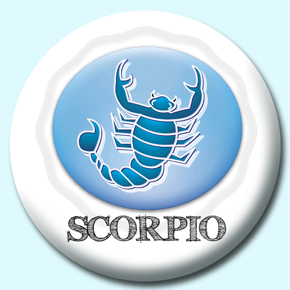 Scorpio Button Badge