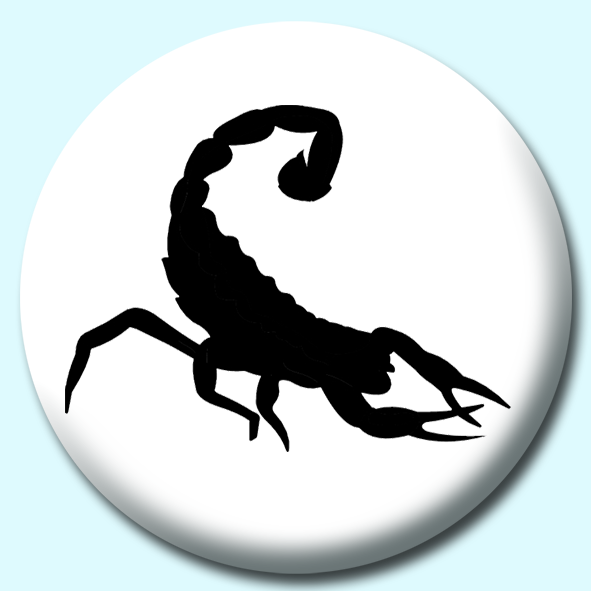 Scorpion V2 Button Badge