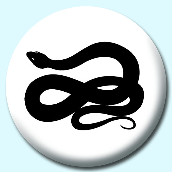 Snake Button Badge
