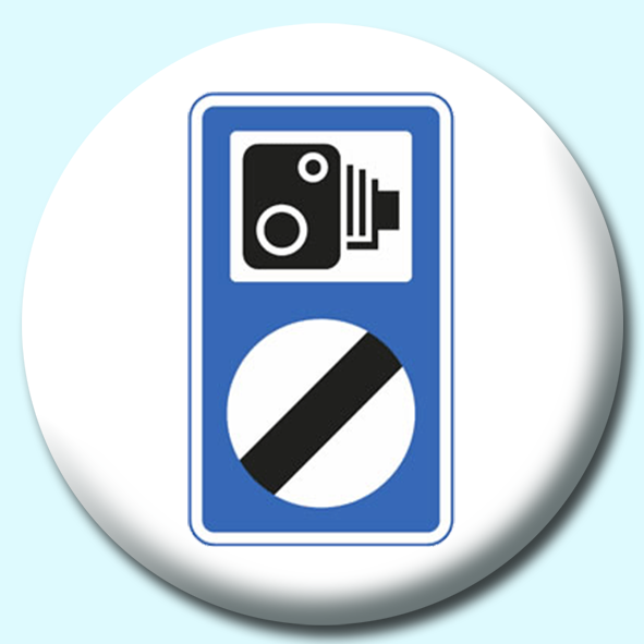 Speed Camera Button Badge