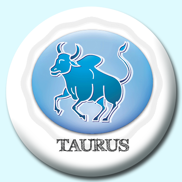 Taurus Button Badge