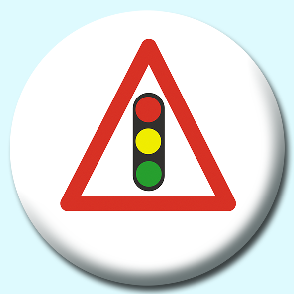 Traffic Lights Button Badge