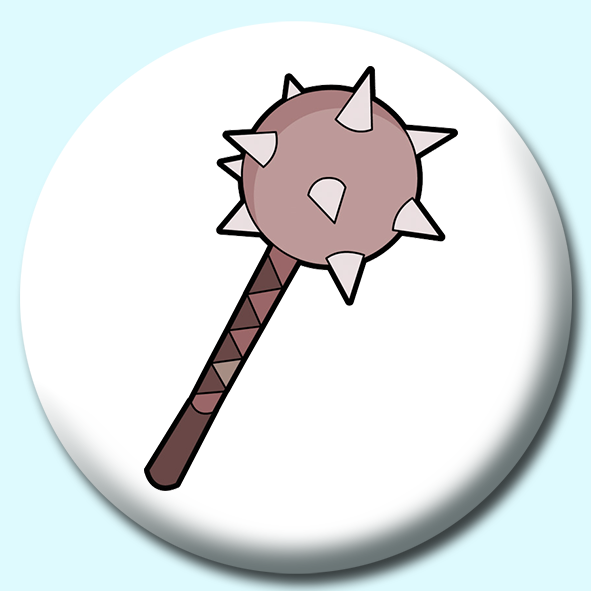 Viking Weapon Button Badge