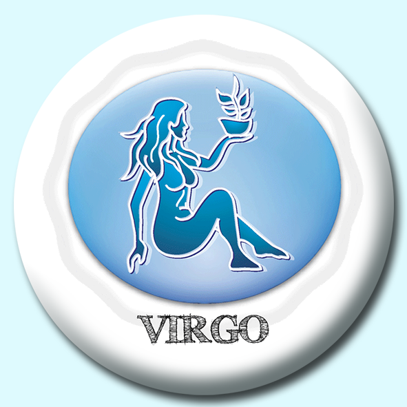 Virgo Button Badge
