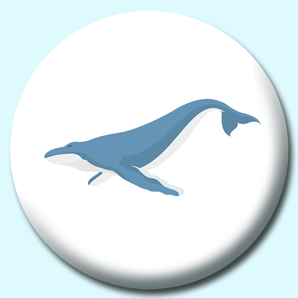 Whale Button Badge