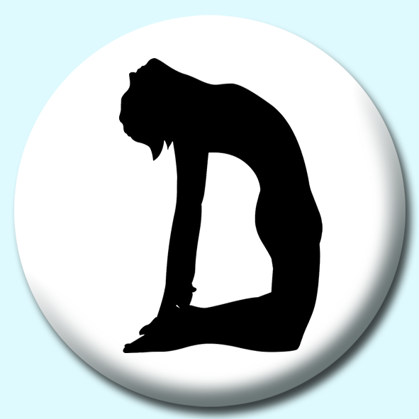 Yoga_Backbend Button Badge