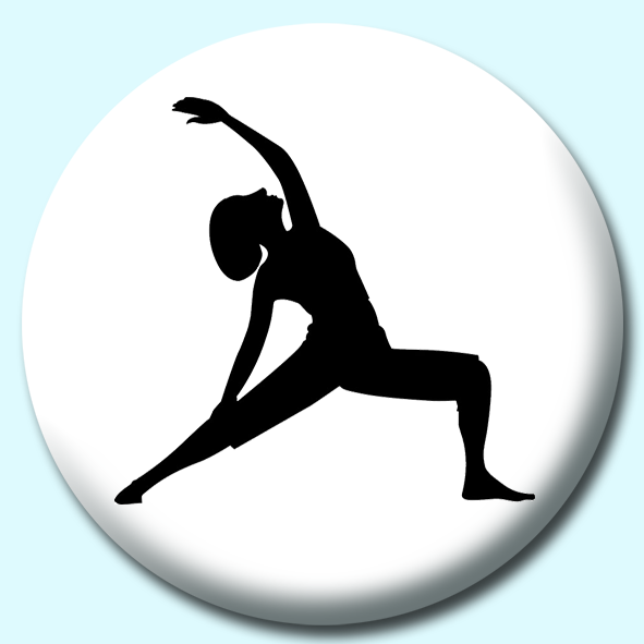 Yoga_Standing_Pose Button Badge