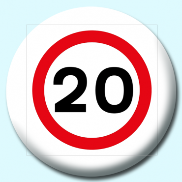 75mm 20Mph Button... 