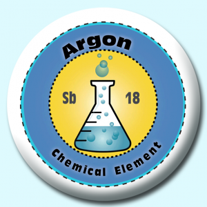 Personalised Badge: 58mm Argon Button Badge. Create your own custom badge - complete the form and we will create your personalised button badge for you.