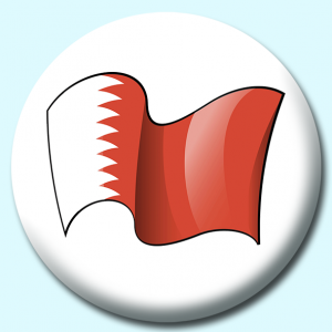 Personalised Badge: 25mm Bahrain Button Badge. Create your own custom badge - complete the form and we will create your personalised button badge for you.