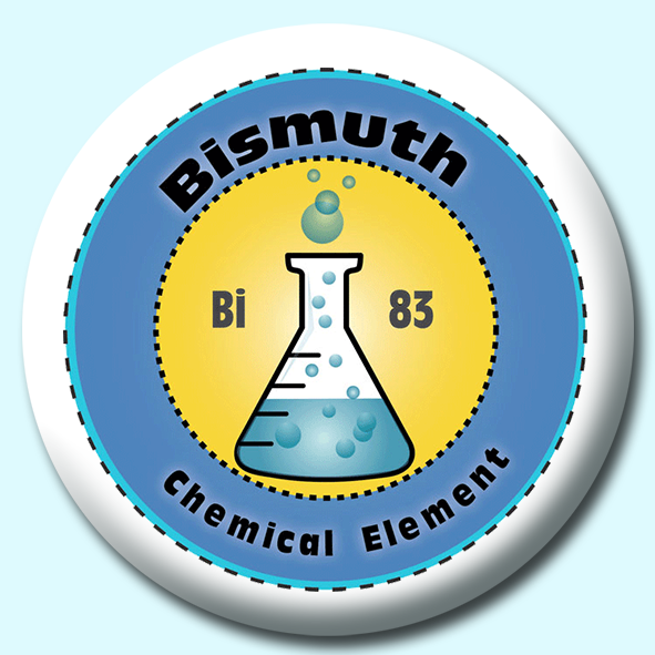 Personalised Badge: 75mm Bismuth Button Badge. Create your own custom badge - complete the form and we will create your personalised button badge for you.