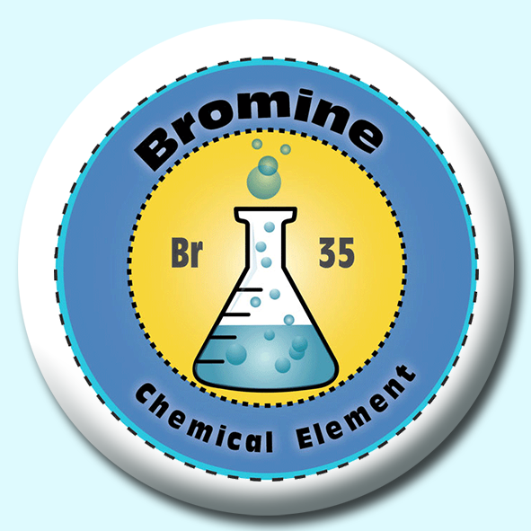 Personalised Badge: 75mm Bromine Button Badge. Create your own custom badge - complete the form and we will create your personalised button badge for you.