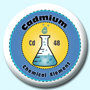 Personalised Badge: 38mm Cadmium Button Badge. Create your own custom badge - complete the form and we will create your personalised button badge for you.