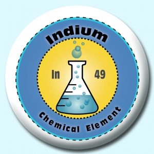 Personalised Badge: 38mm Iridium Button Badge. Create your own custom badge - complete the form and we will create your personalised button badge for you.