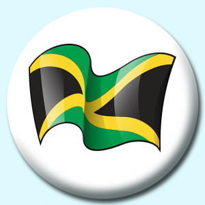 Personalised Badge: 25mm Jamaica Button Badge. Create your own custom badge - complete the form and we will create your personalised button badge for you.