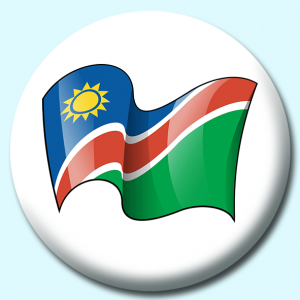 Personalised Badge: 25mm Namibia Button Badge. Create your own custom badge - complete the form and we will create your personalised button badge for you.