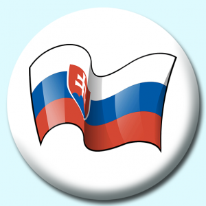 Personalised Badge: 25mm Slovenia5 Button Badge. Create your own custom badge - complete the form and we will create your personalised button badge for you.