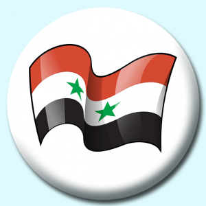 Personalised Badge: 25mm Syria Button Badge. Create your own custom badge - complete the form and we will create your personalised button badge for you.