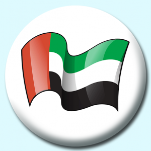 Personalised Badge: 25mm United Arab Emirates Button Badge. Create your own custom badge - complete the form and we will create your personalised button badge for you.