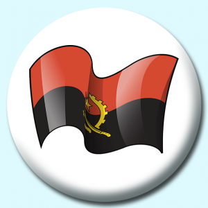 Personalised Badge: 25mm Angola Button Badge. Create your own custom badge - complete the form and we will create your personalised button badge for you.