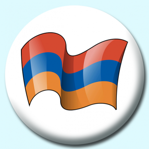 Personalised Badge: 58mm Armenia Button Badge. Create your own custom badge - complete the form and we will create your personalised button badge for you.