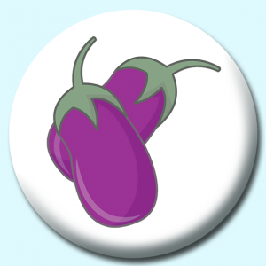 Personalised Badge: 38mm Aubergine Button Badge. Create your own custom badge - complete the form and we will create your personalised button badge for you.