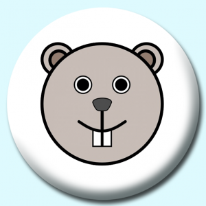 Personalised Badge: 38mm Beaver Button Badge. Create your own custom badge - complete the form and we will create your personalised button badge for you.