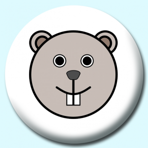 Personalised Badge: 75mm Beaver Button Badge. Create your own custom badge - complete the form and we will create your personalised button badge for you.