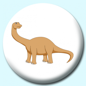 Personalised Badge: 25mm Camarasaurus Button Badge. Create your own custom badge - complete the form and we will create your personalised button badge for you.