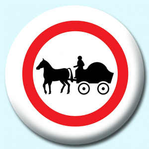 Personalised Badge: 38mm Carriages Button Badge. Create your own custom badge - complete the form and we will create your personalised button badge for you.