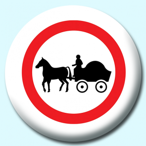 Personalised Badge: 58mm Carriages Button Badge. Create your own custom badge - complete the form and we will create your personalised button badge for you.