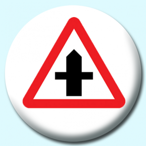 Personalised Badge: 38mm Crossroads Button Badge. Create your own custom badge - complete the form and we will create your personalised button badge for you.