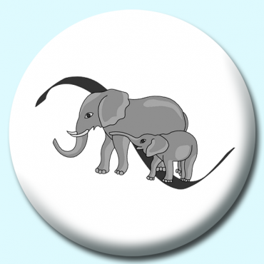 75mm Elephants Button... 