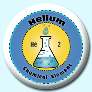 Personalised Badge: 75mm Helium Button Badge. Create your own custom badge - complete the form and we will create your personalised button badge for you.