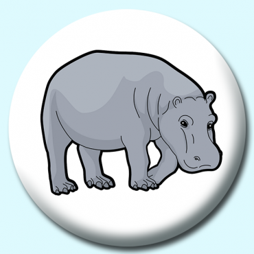 38mm Hippopotami Button... 