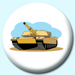 Personalised Badge: 58mm Military Amrored Personnel Carriers Button Badge. Create your own custom badge - complete the form and we will create your personalised button badge for you.