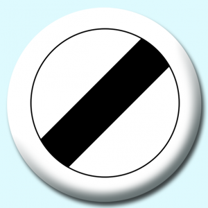 Personalised Badge: 38mm National Speed Limit Button Badge. Create your own custom badge - complete the form and we will create your personalised button badge for you.