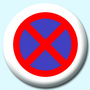Personalised Badge: 58mm No Waiting Button Badge. Create your own custom badge - complete the form and we will create your personalised button badge for you.