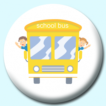 25mm Schoolbus Button... 