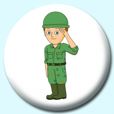 58mm Soldier Saluating... 