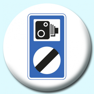 Personalised Badge: 38mm Speed Camera Button Badge. Create your own custom badge - complete the form and we will create your personalised button badge for you.