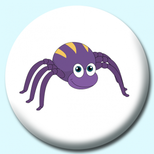 Personalised Badge: 38mm Spider Button Badge. Create your own custom badge - complete the form and we will create your personalised button badge for you.